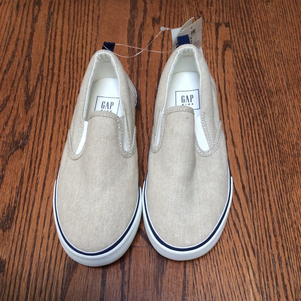 Gap Beige Slip On Sneakers New